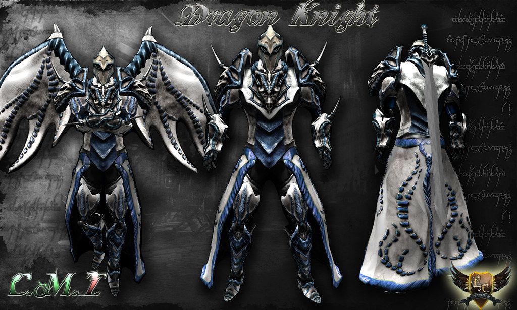 White Dragon Knight Armor - HD Wallpaper 