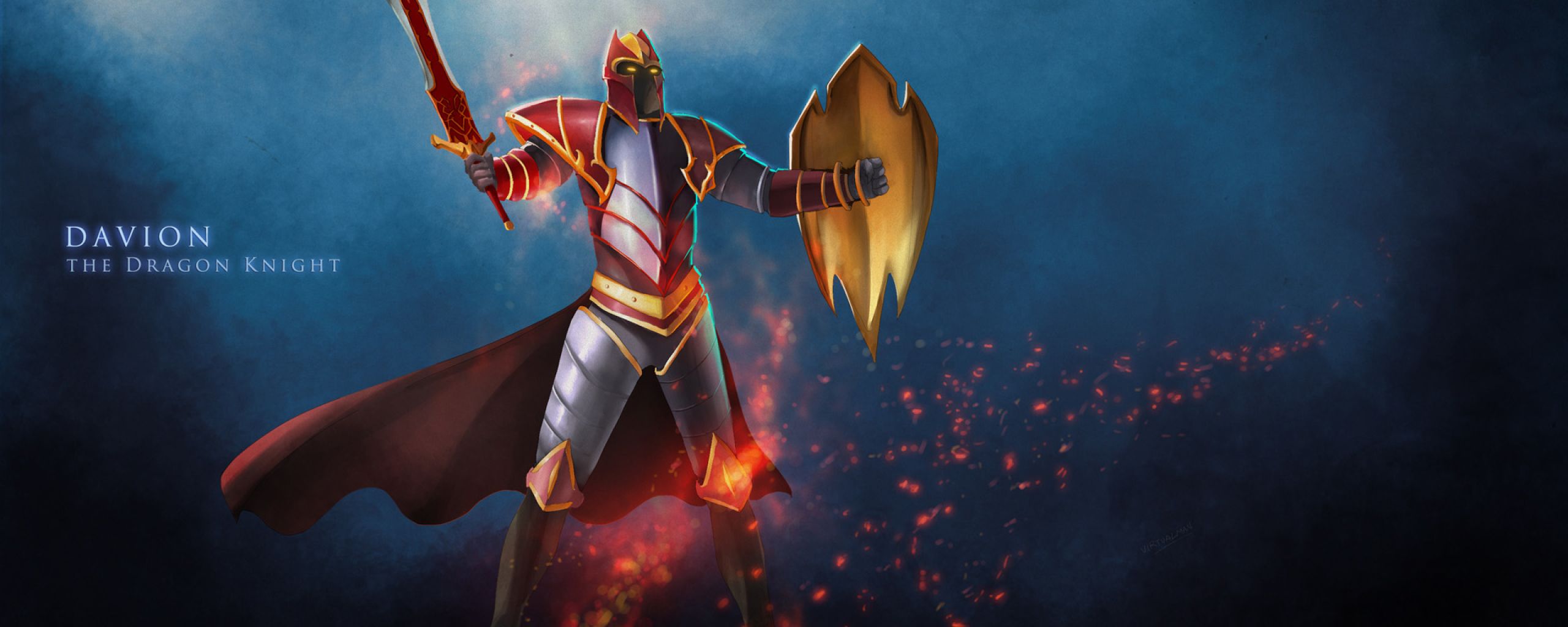 Dota 2 Davion - HD Wallpaper 