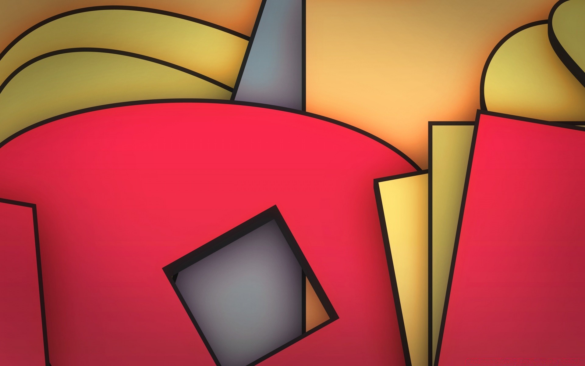 Abstract Illustration Art Empty Love Retro Design Desktop - Funky Wall Papers For Mobiles - HD Wallpaper 