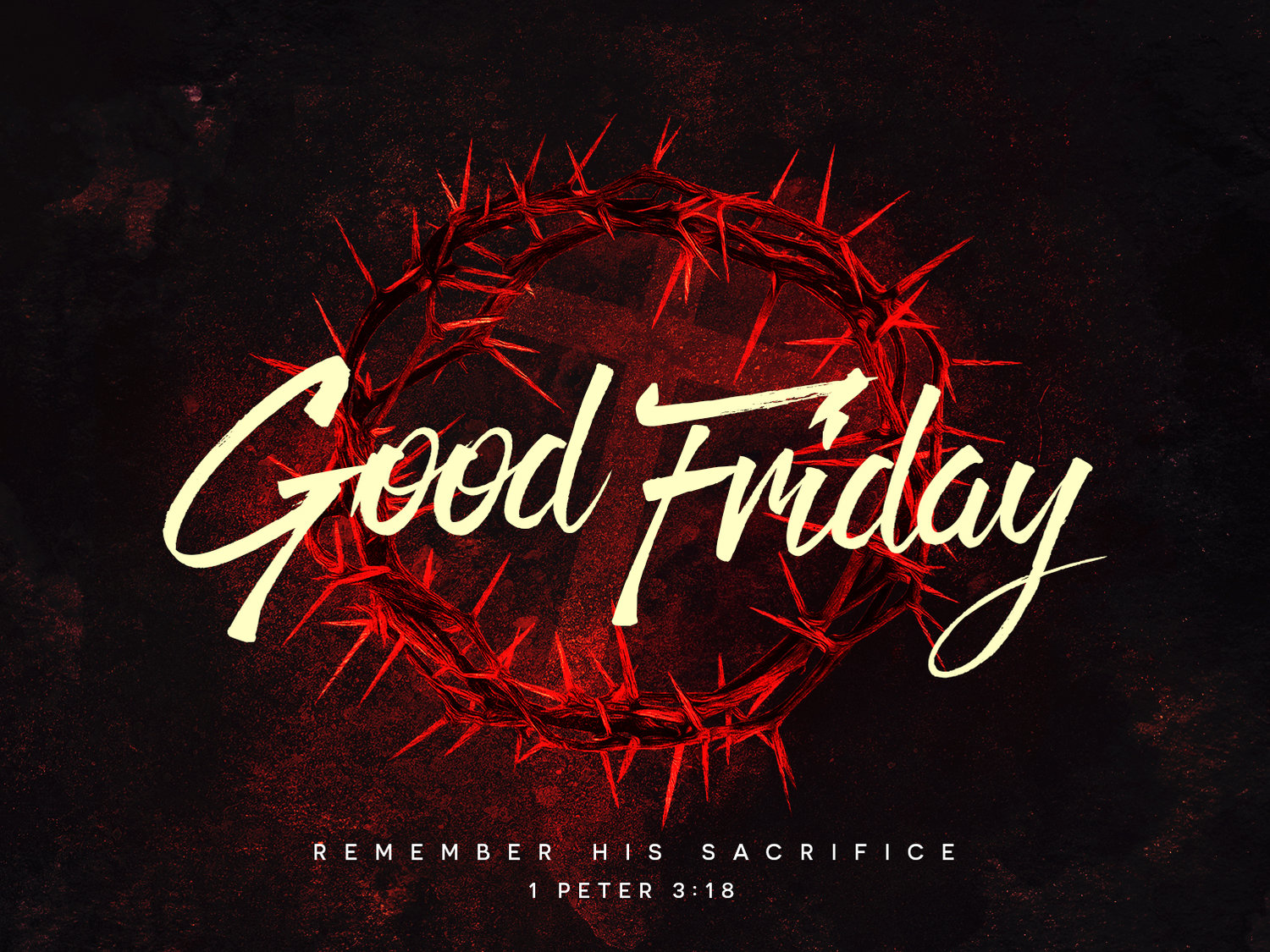 Good Friday Jesus Christ Sacrifice Crucifixion Cross - Darkness - HD Wallpaper 