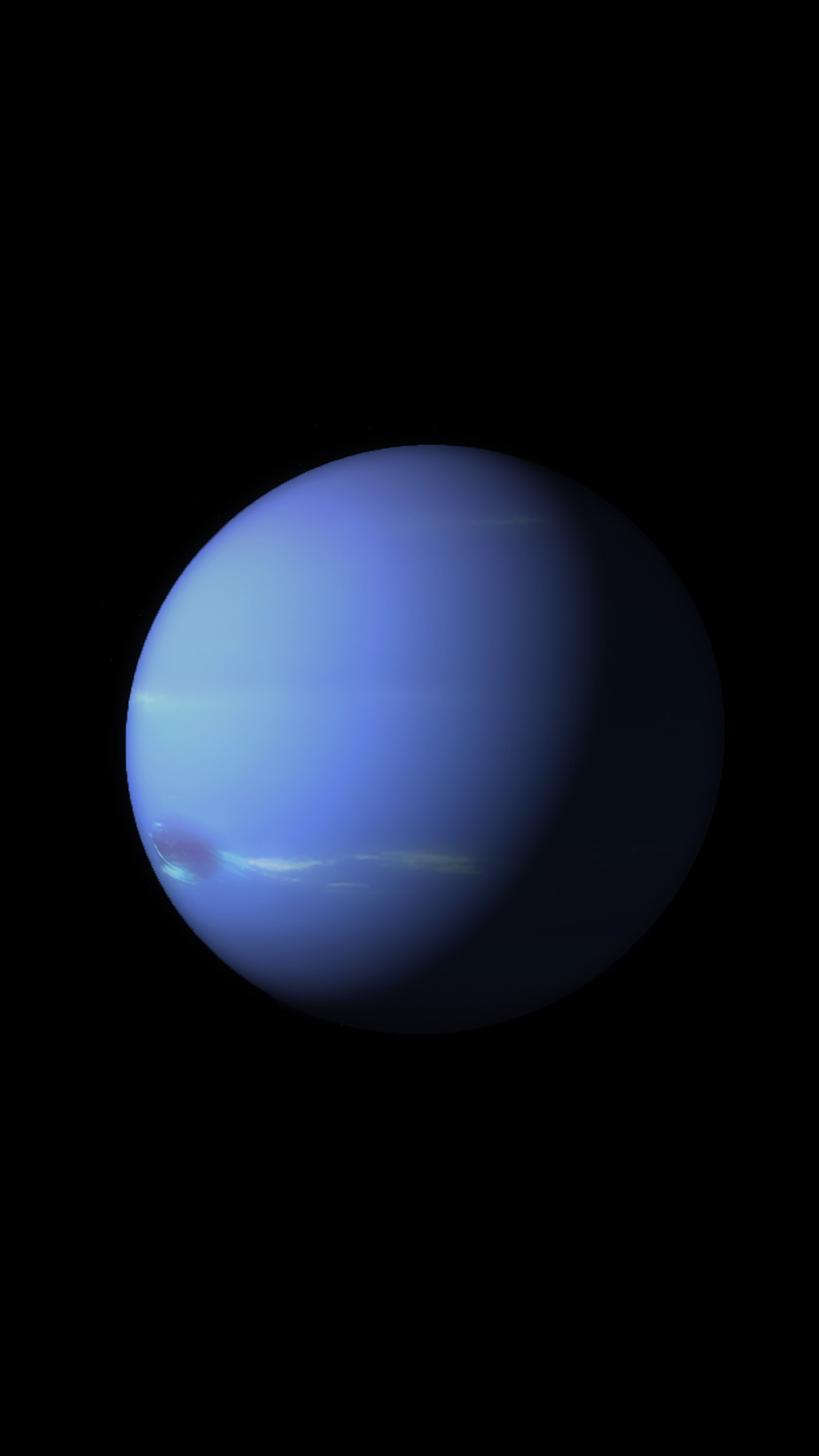 Quiet Planet Apple Dark Space Blue Android Wallpaper - Hd Planet Wallpaper Iphone - HD Wallpaper 