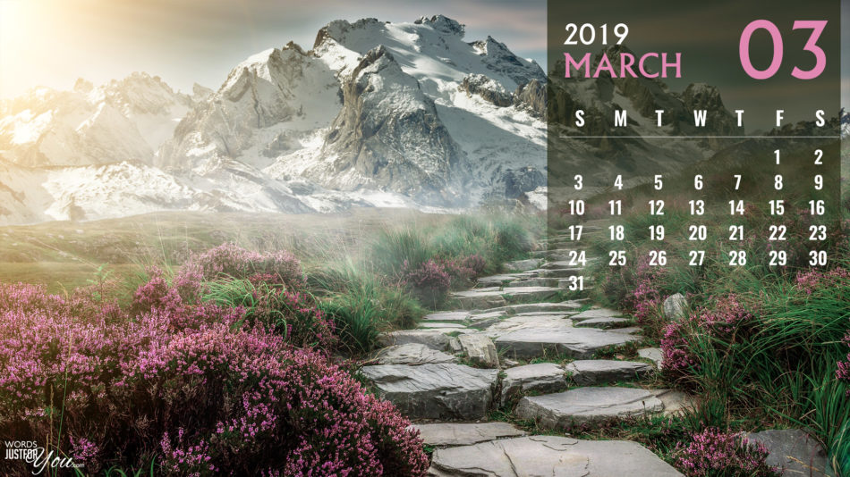 March 2019 Calendar Hd Desktop Wallpaper - Free Computer Wallpaper March 2019 - HD Wallpaper 