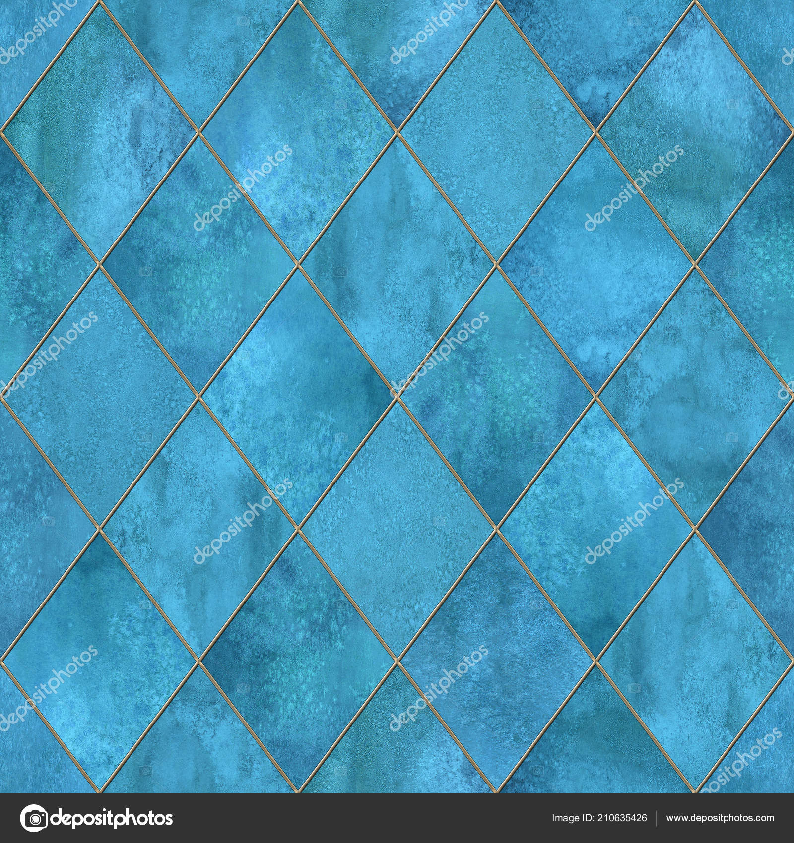 Papel Decorativo Con Cuadros Azul - HD Wallpaper 