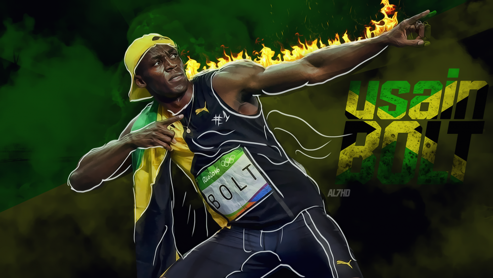 Usain Bolt, Rio 2016 - Usain Bolt Photo Download - HD Wallpaper 