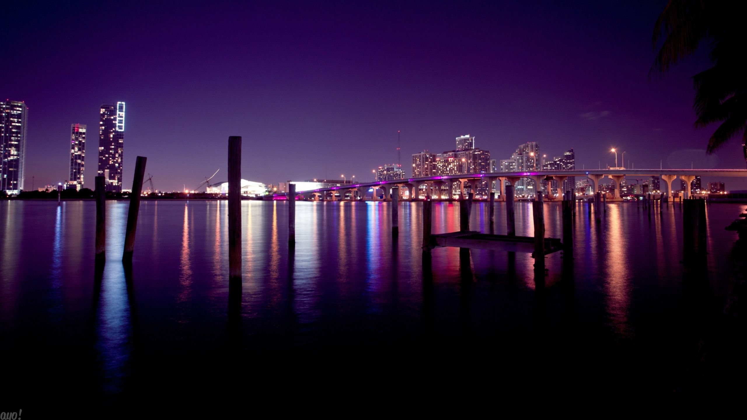 Photography Landscape Night City - HD Wallpaper 