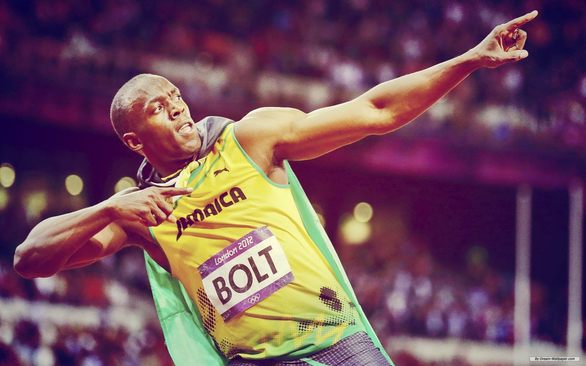 Free Sport Wallpaper - Usain Bolt - HD Wallpaper 