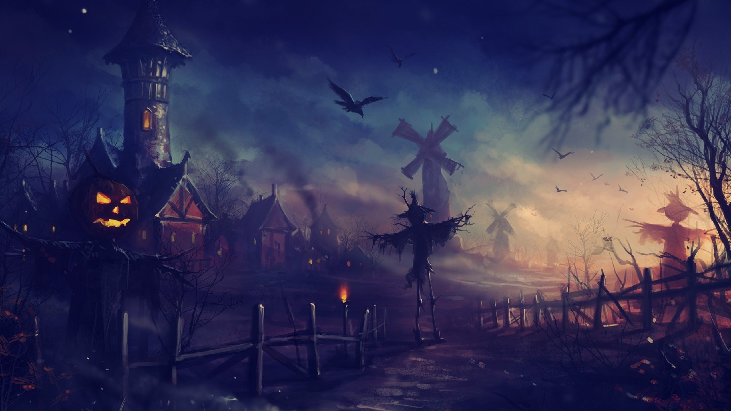Imac - High Quality Halloween Background - HD Wallpaper 