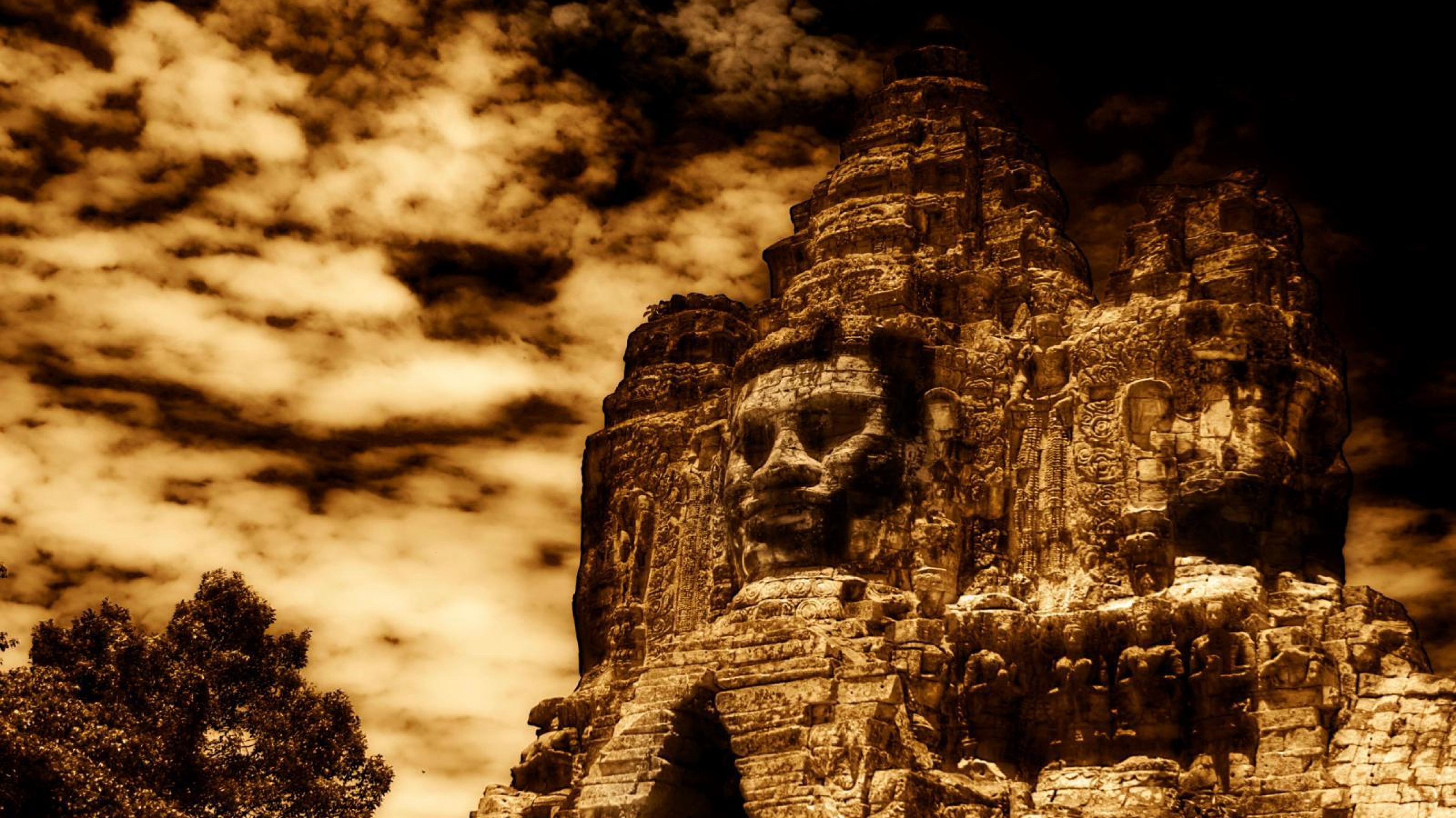 Angkor Wat Buddha King - HD Wallpaper 