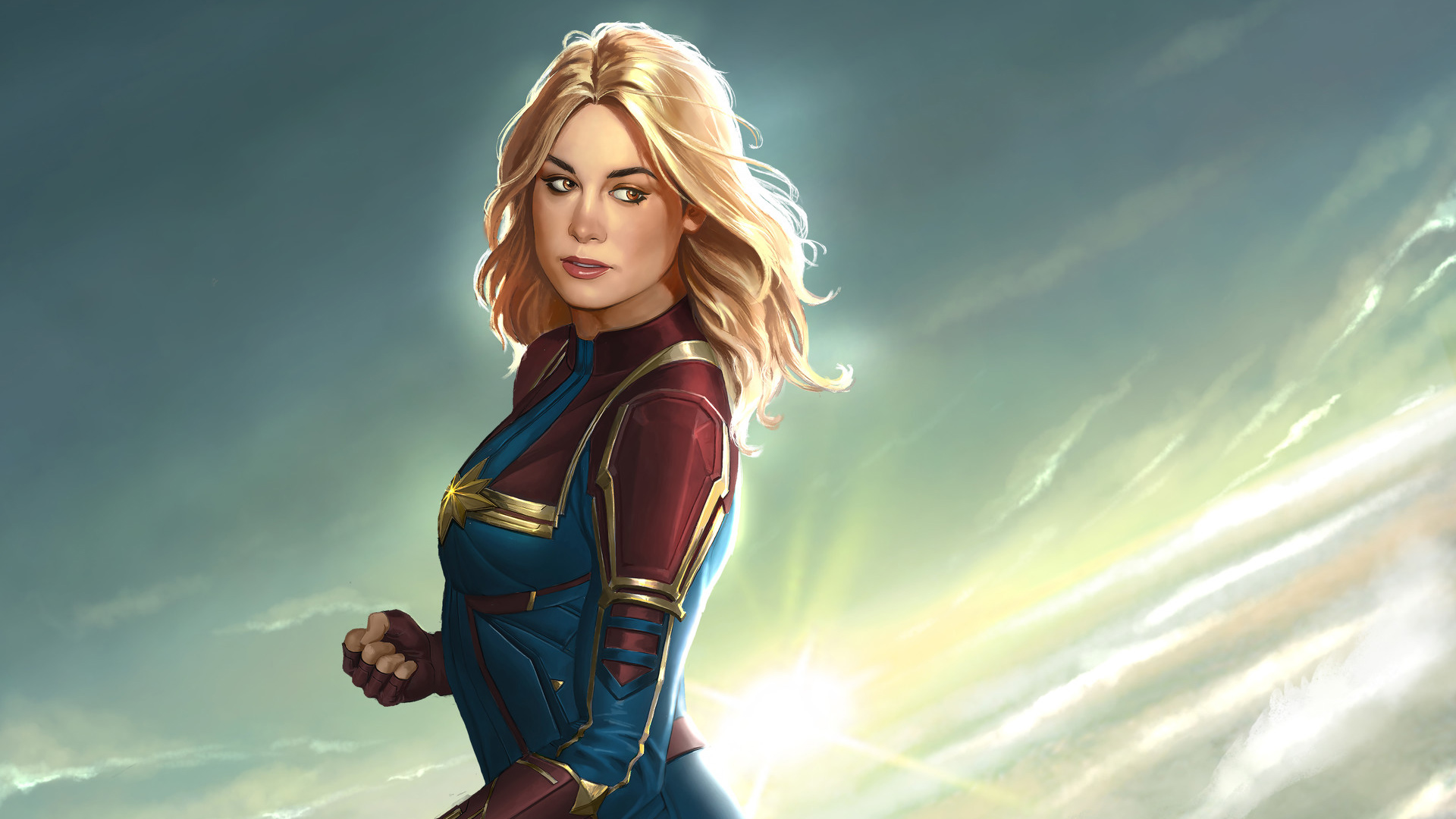 Captain Marvel Wallpaper Hd - HD Wallpaper 