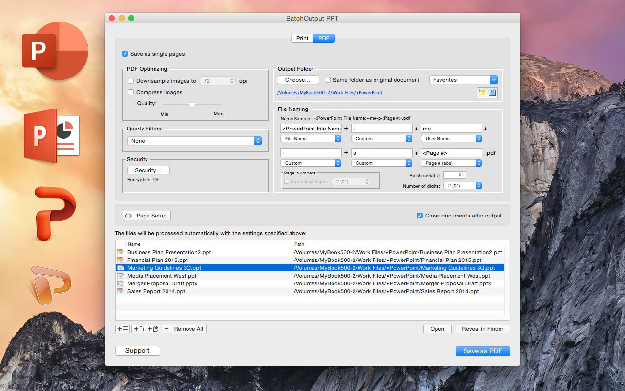 Batchoutput For Microsoft Powerpoint Now Supports Mac - Yosemite National Park, Half Dome - HD Wallpaper 
