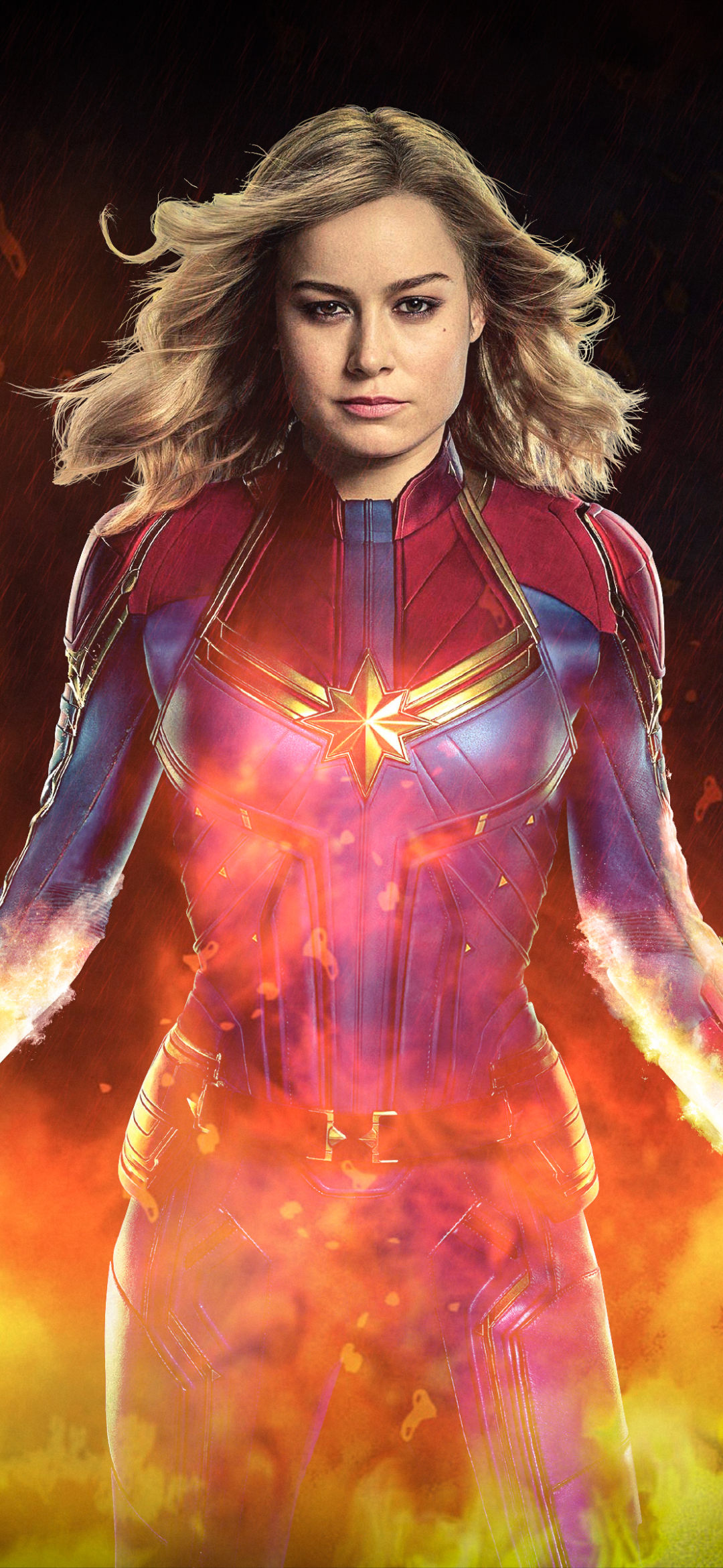 Hd Captain Marvel Background - HD Wallpaper 