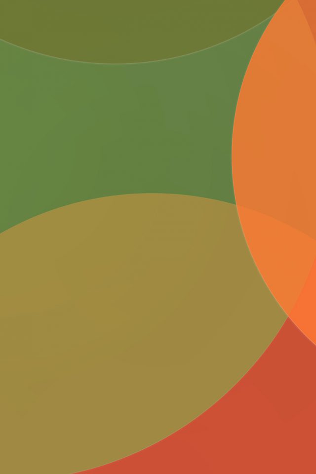 Ios 9 Red Green Bubble Shape Abstract Pattern Iphone - Illustration - HD Wallpaper 