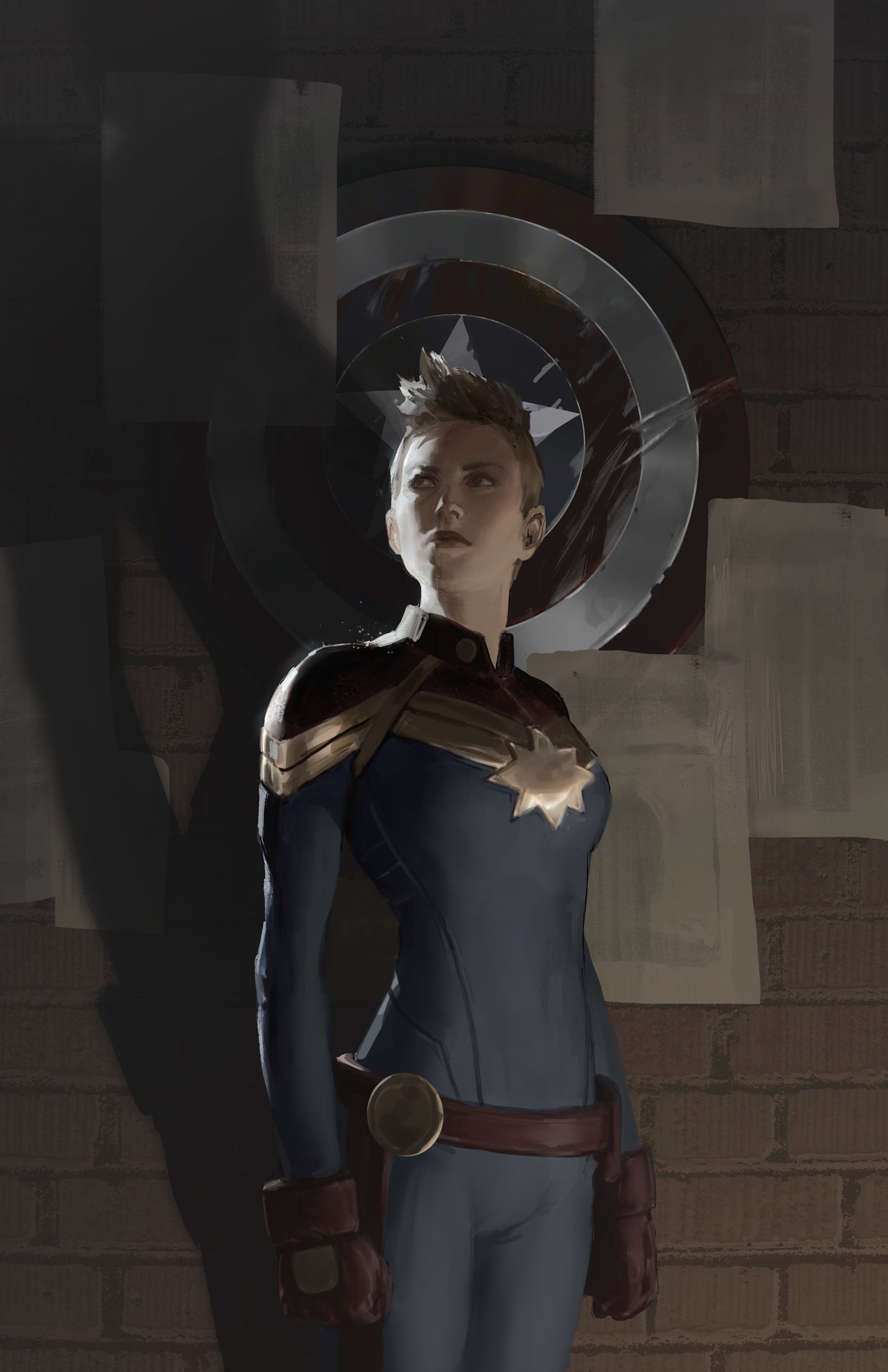 Captain Marvel - HD Wallpaper 
