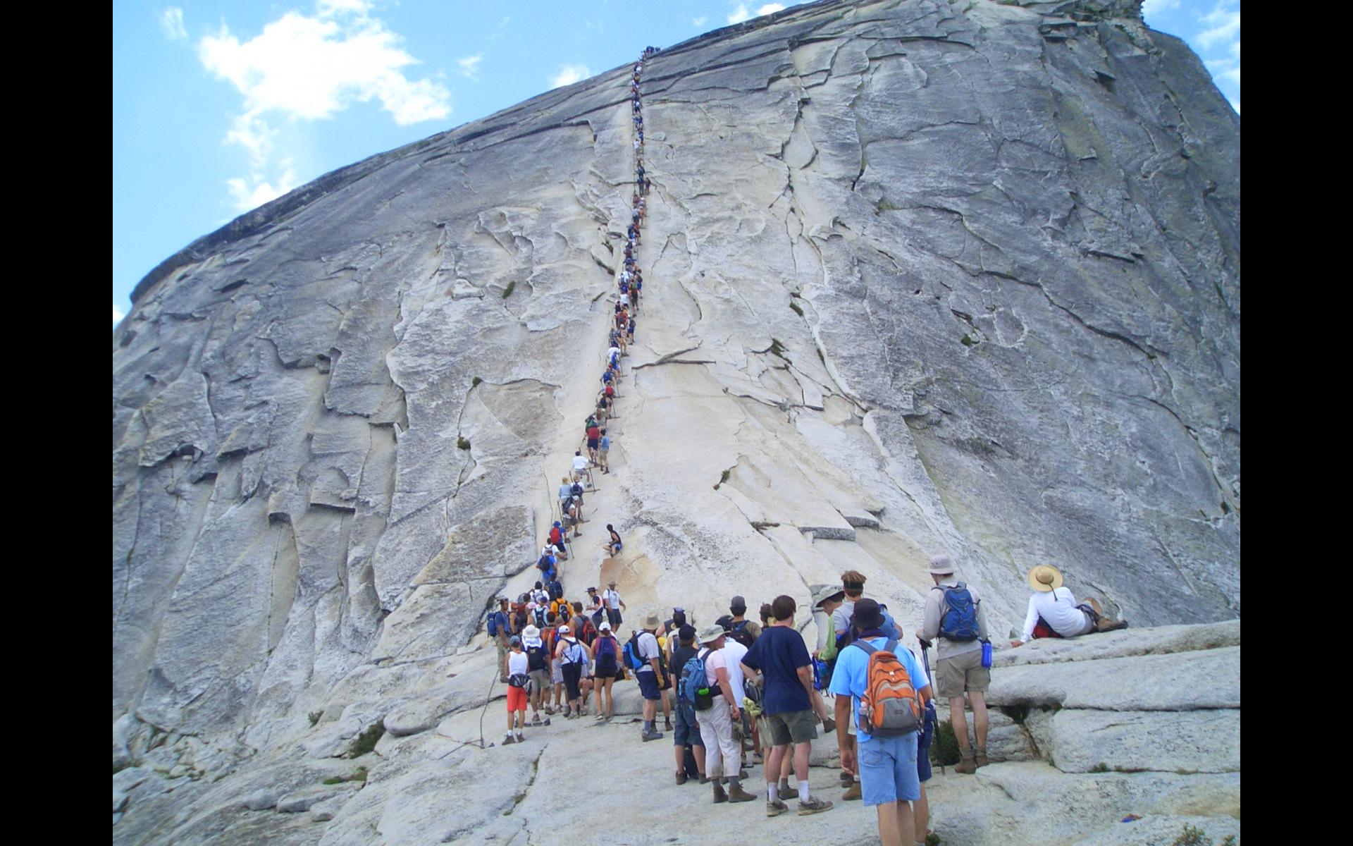 Yosemite National Park, Half Dome - HD Wallpaper 