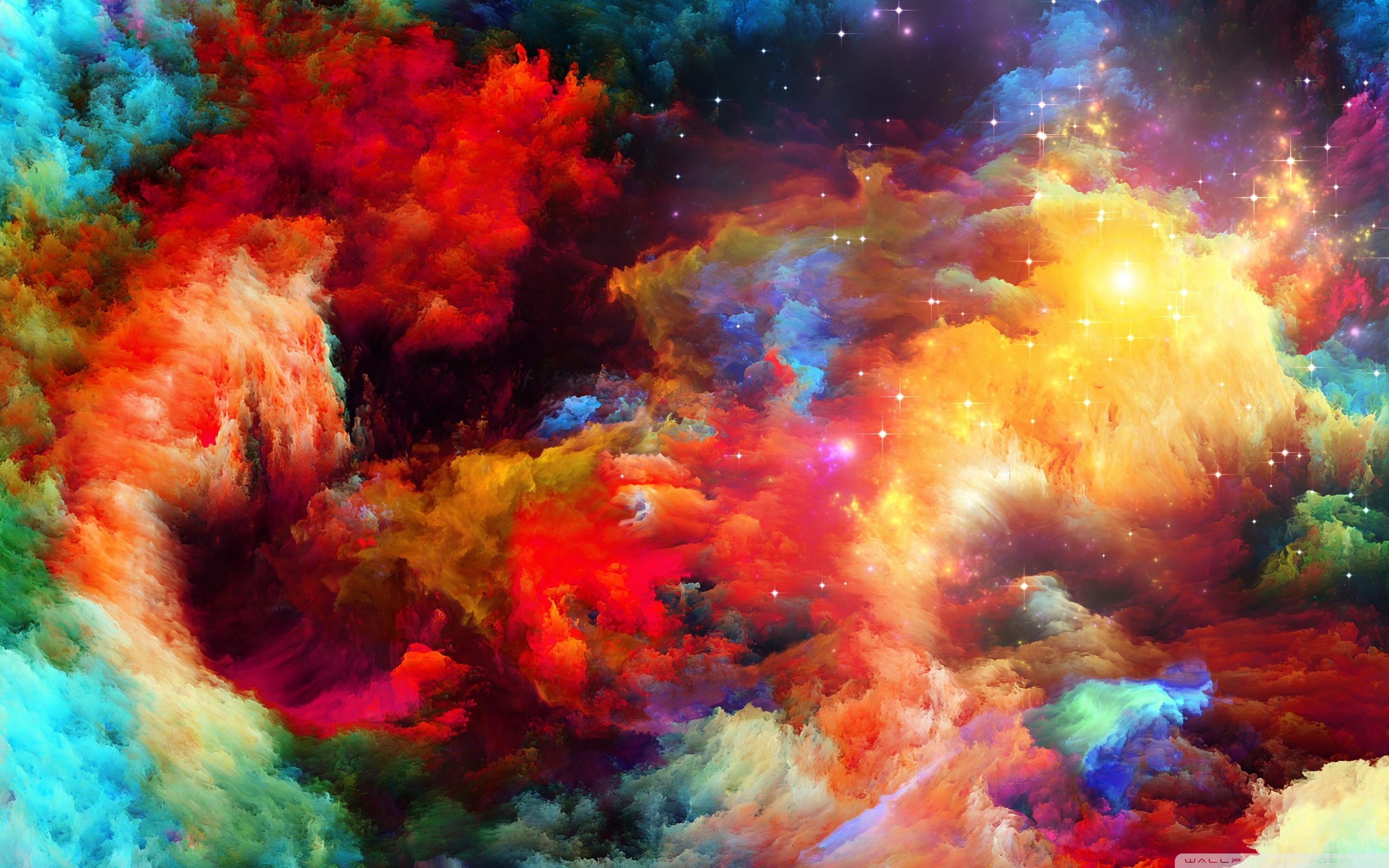 Rainbow Color Background Hd - 2560x1600 Wallpaper 