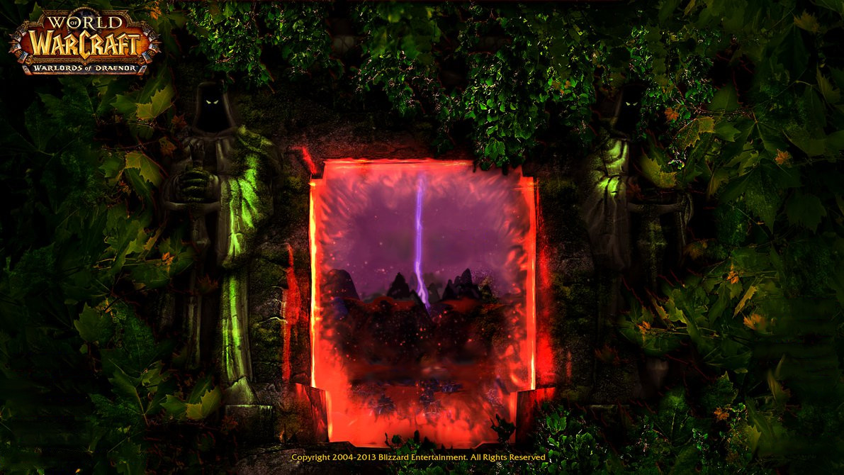 Warlords Of Draenor Login Screen - HD Wallpaper 