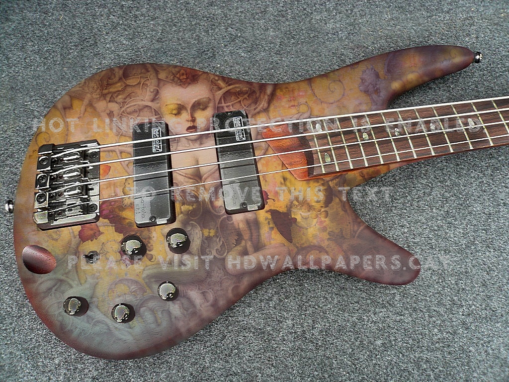 Bass Fantasy Photoshop Guitar Rock Ibanez - Bass Fantasy - HD Wallpaper 