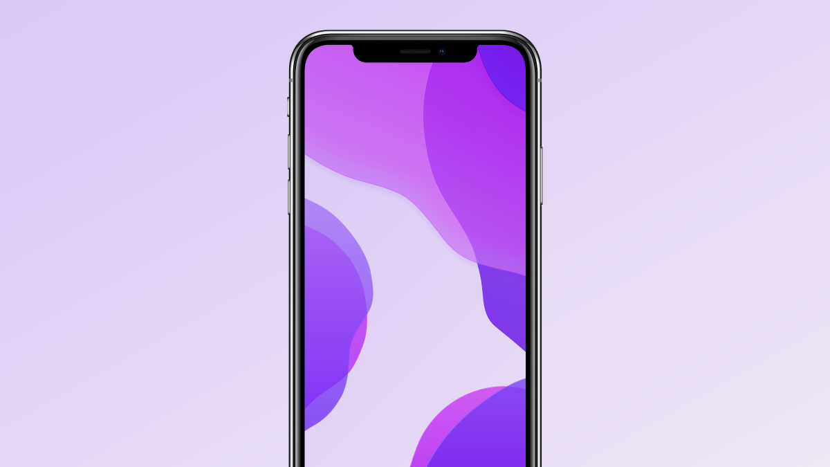 Ios 13 Wallpaper Purple - HD Wallpaper 