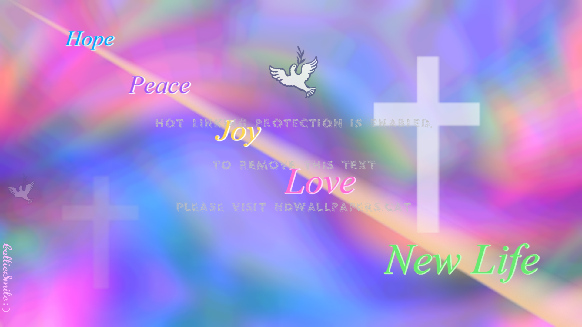 True Easter Joy New Life Heaven Holy Spirit - Cross - HD Wallpaper 