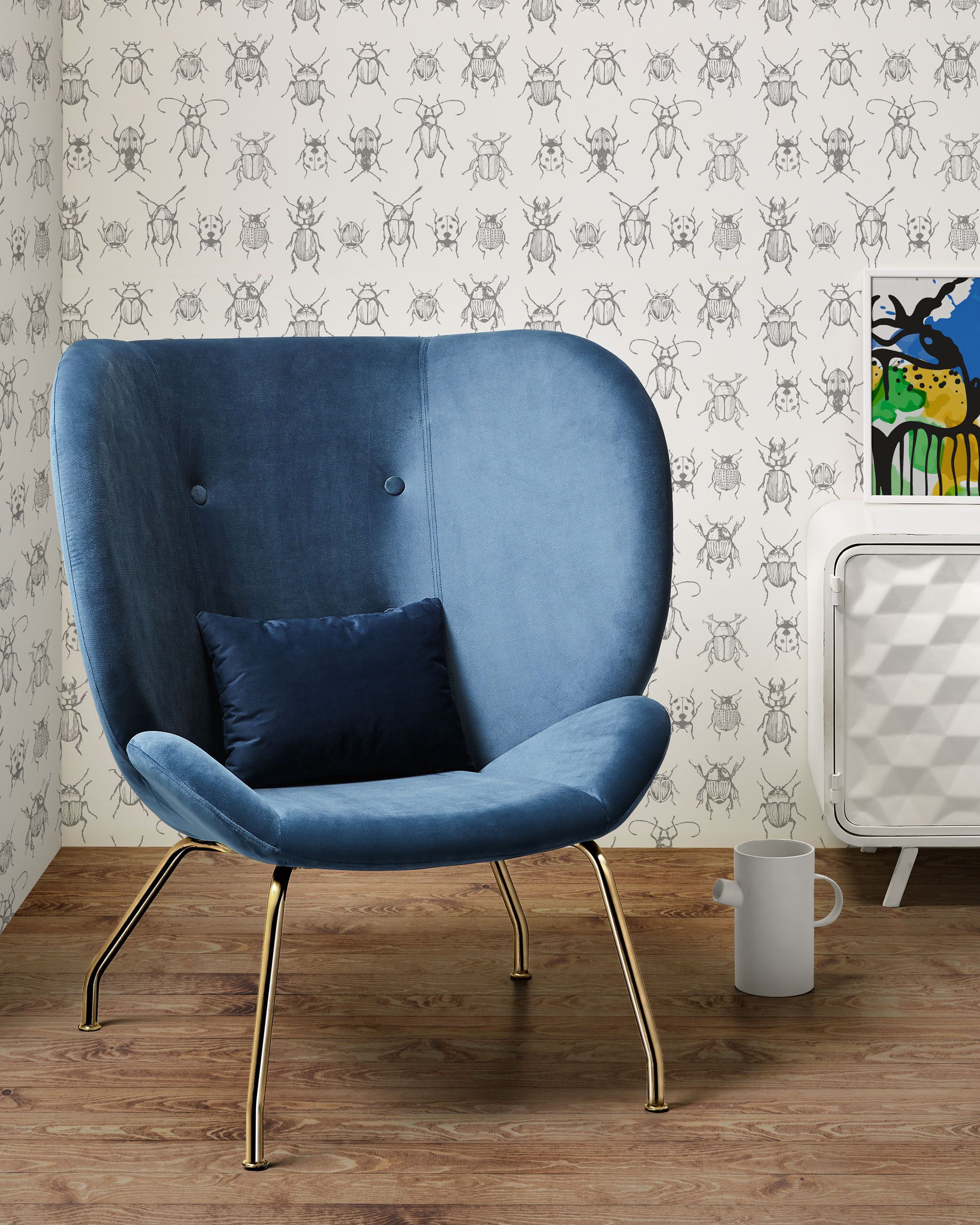 Poltroncine Design Velluto - HD Wallpaper 