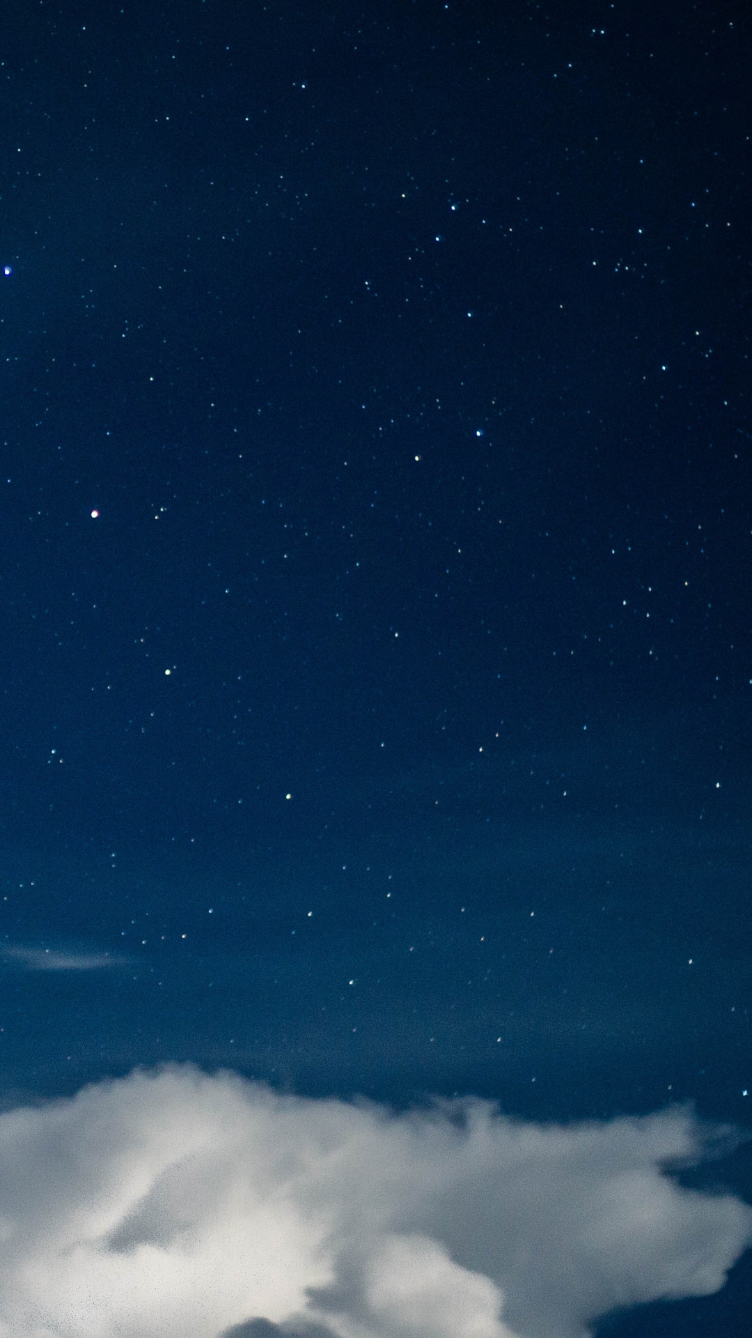 Night Sky Iphone Wallpaper - Dark Blue Sky With Stars - 1080x1920 Wallpaper  