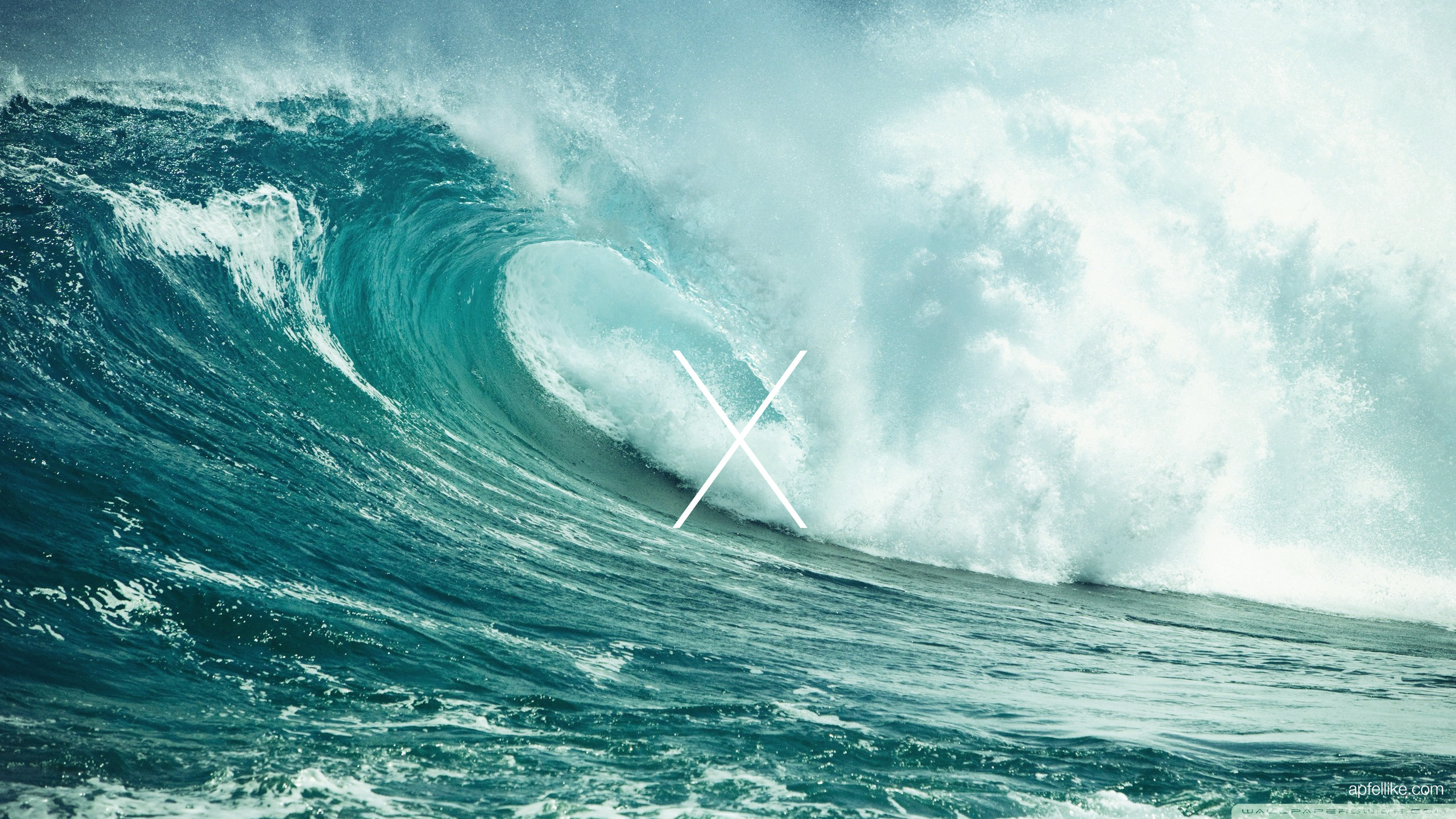 Mac Os X Lion Samsung Galaxy S5 Wallpapers - Ocean Wave Twitter Header - HD Wallpaper 