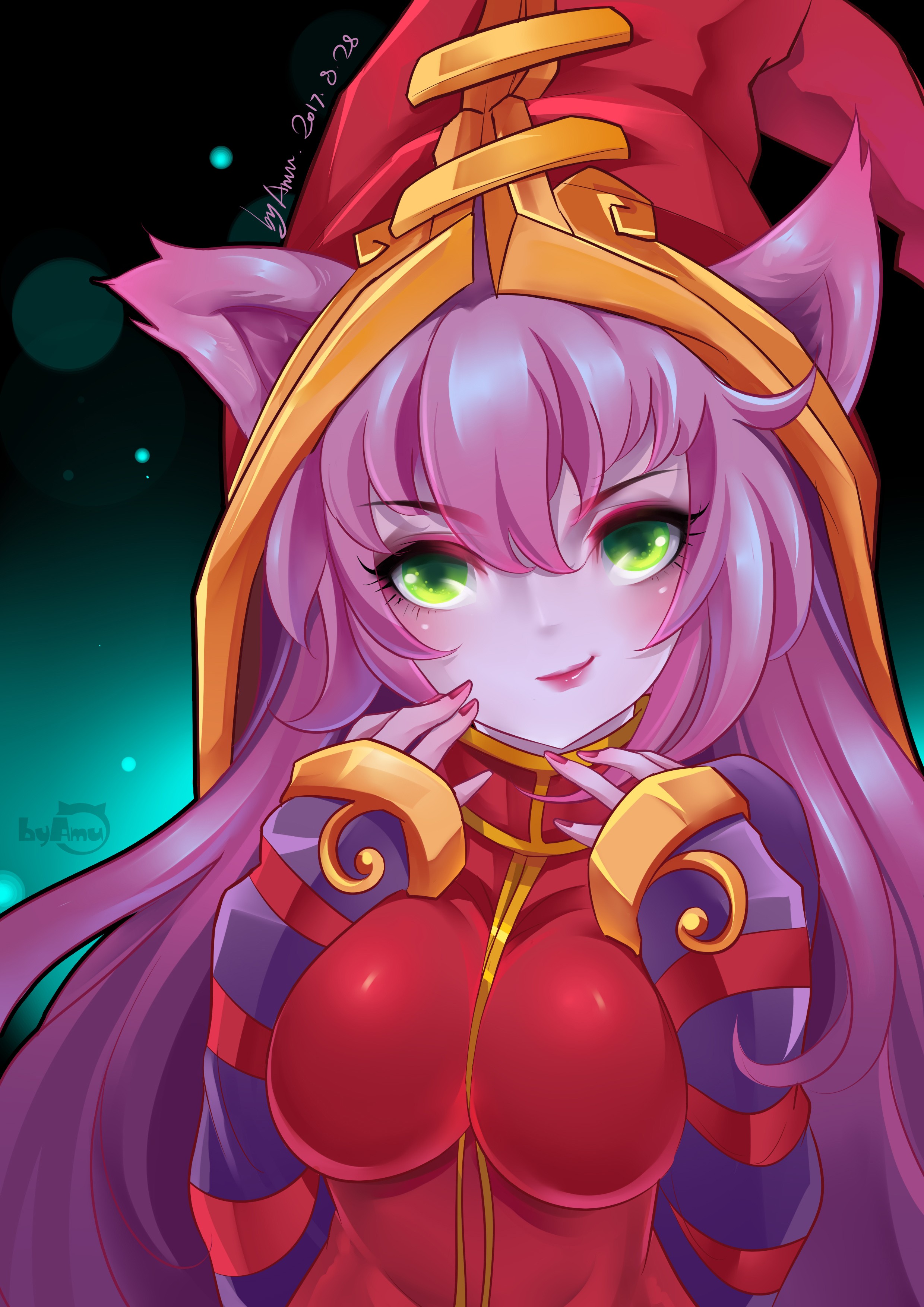 Lulu By -amu Hd Wallpaper Background Fan Art Artwork - Lulu League Of Legends Art - HD Wallpaper 