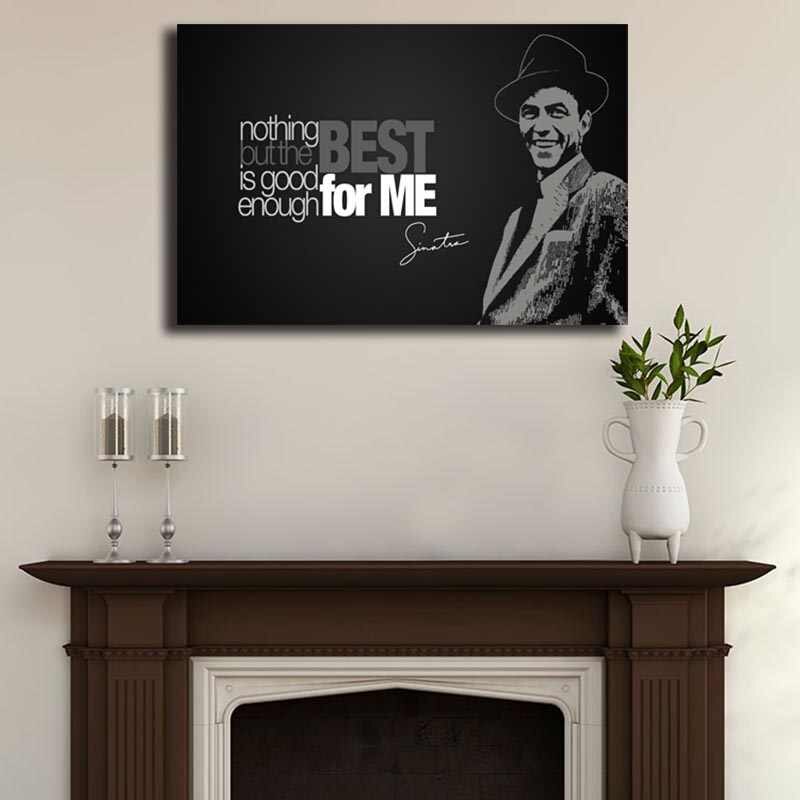 Frank Sinatra Wallpapers Minimalist Art Canvas Poster - Frank Sinatra
