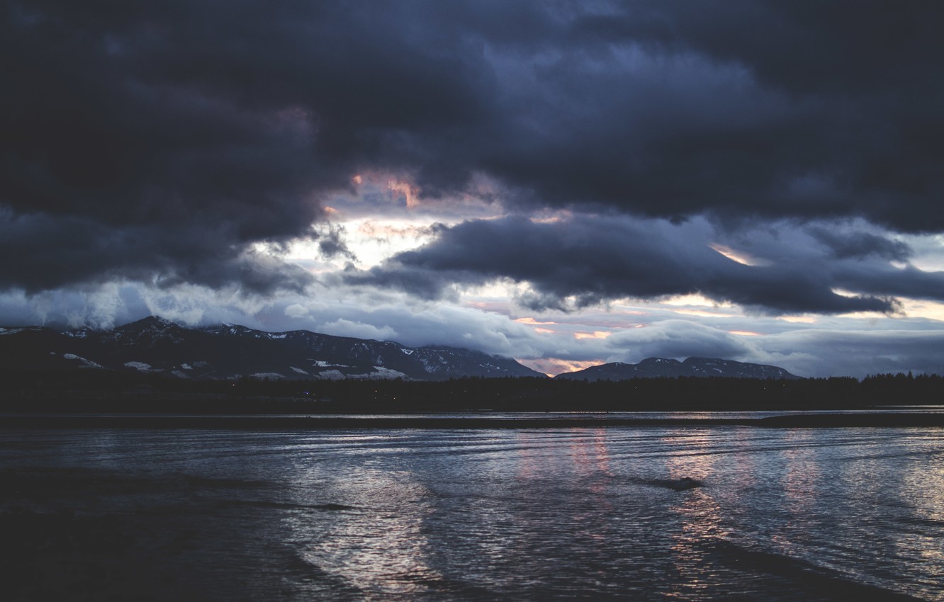 Photo Wallpaper Sunset, The Sky, Clouds, The Evening, - Nikon D7000 35mm Landscape - HD Wallpaper 