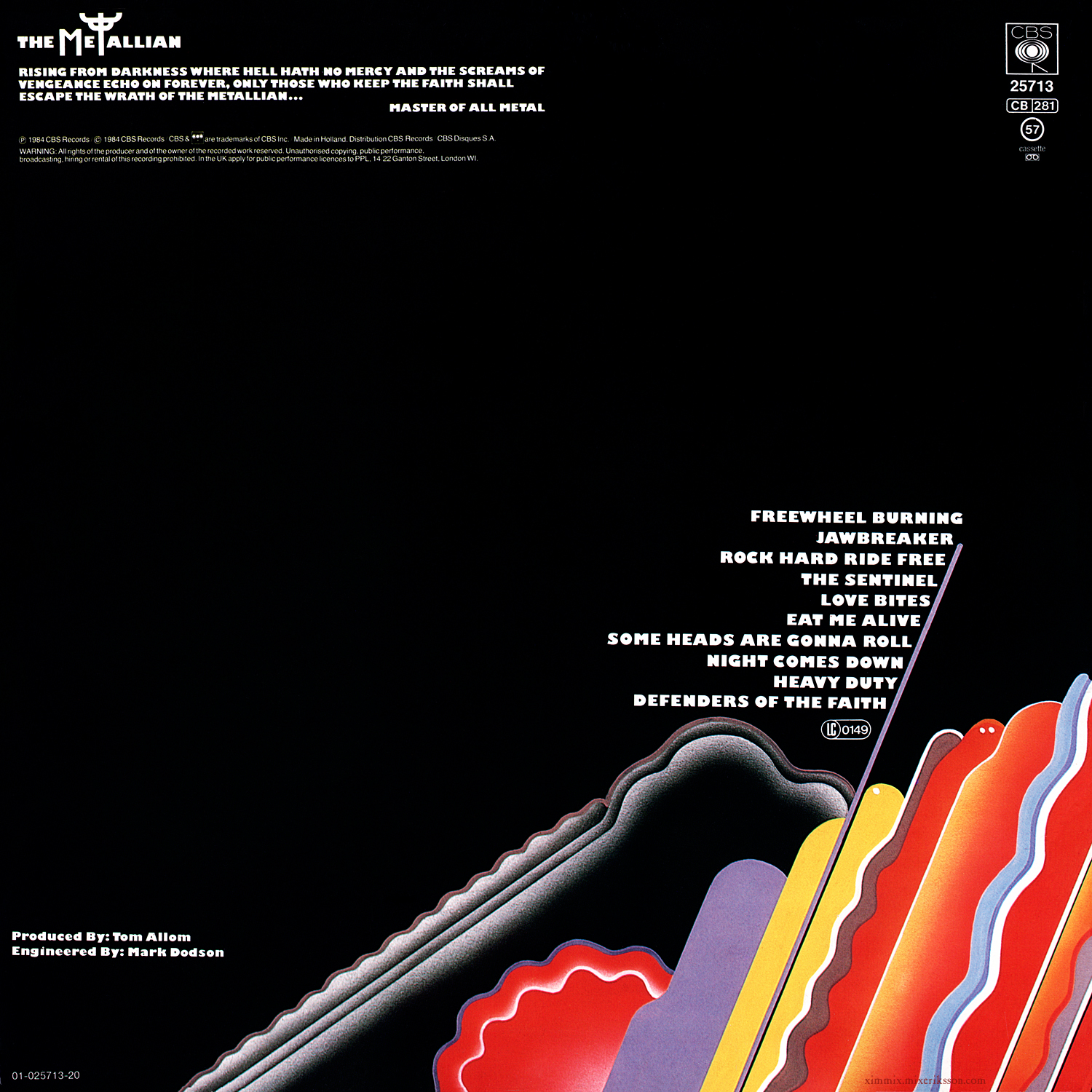 Judas Priest Defenders Of The Faith Back - HD Wallpaper 