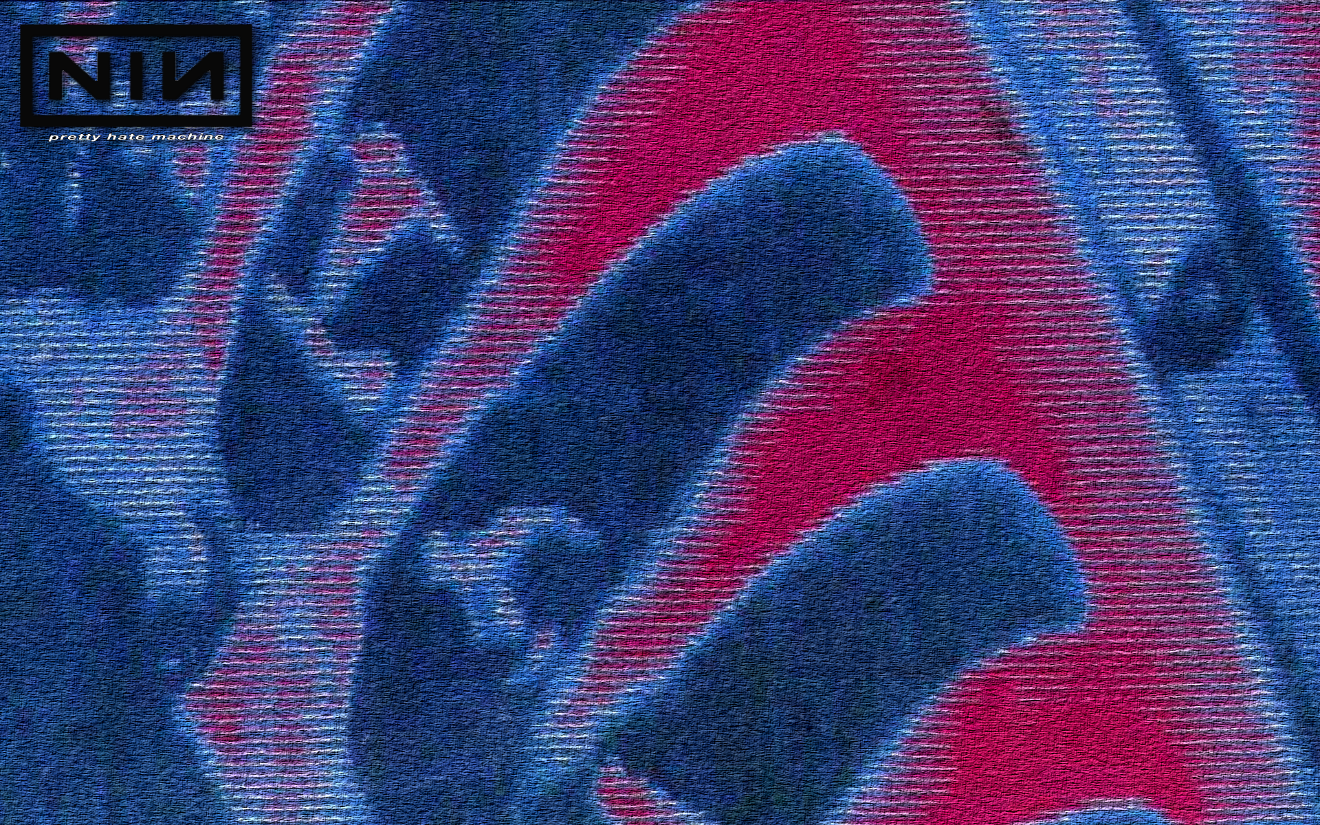 Nin Pretty Hate Machine Album Cover - HD Wallpaper 