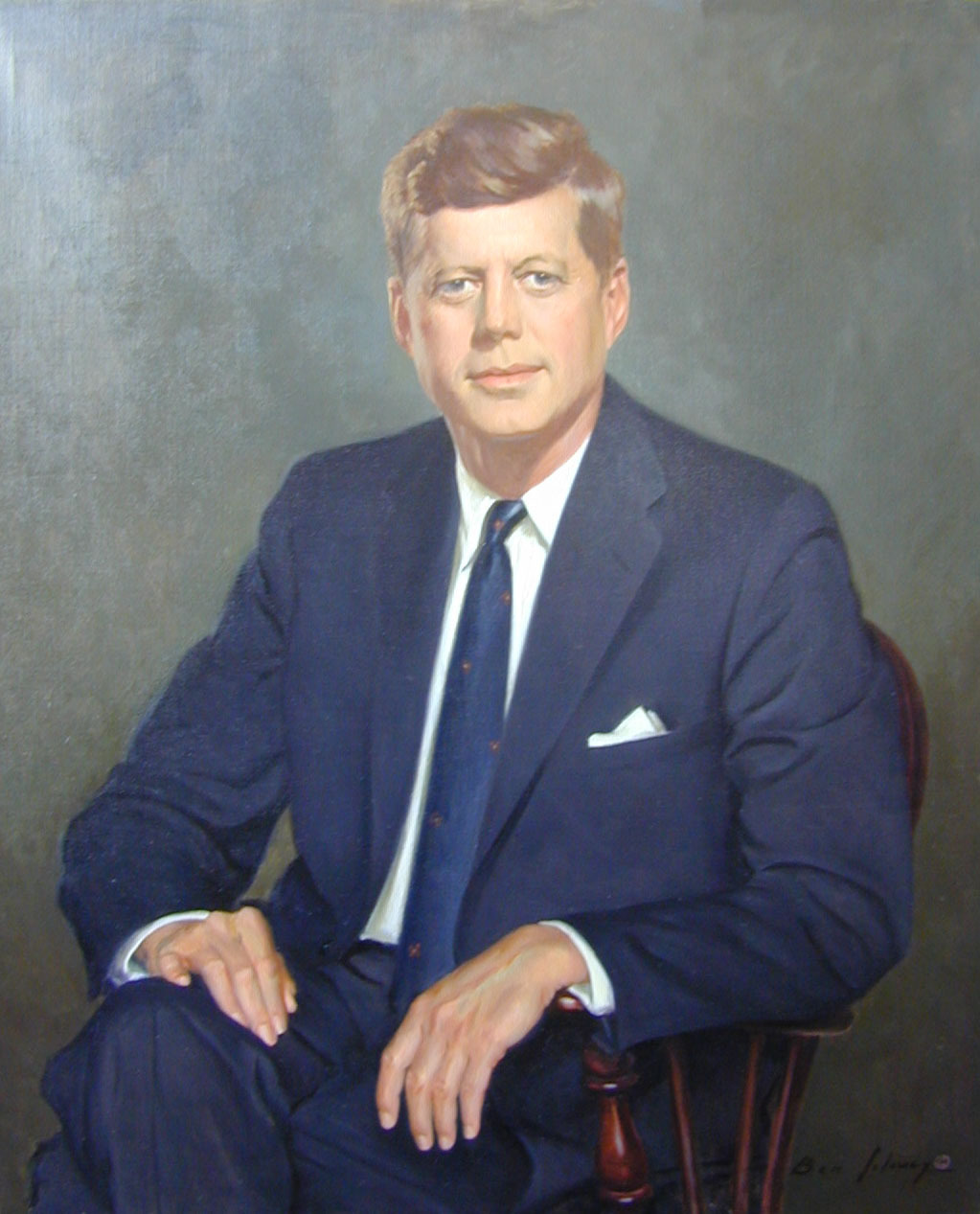 Official Presidential Portraits Jfk - HD Wallpaper 
