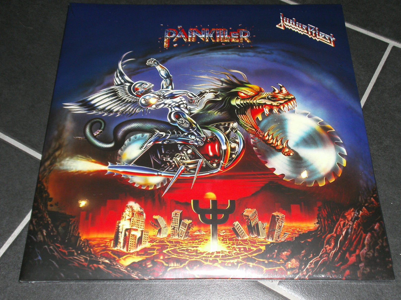 Judas Priest - Judas Priest Painkiller Album Cover - HD Wallpaper 