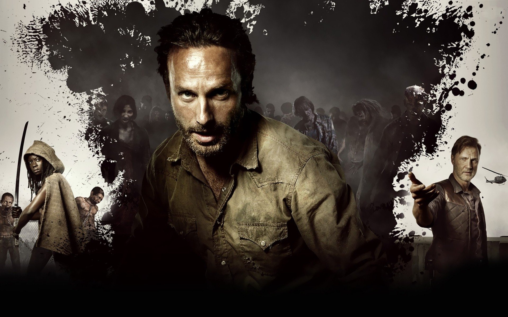 Desktop Background Rick Grimes - HD Wallpaper 
