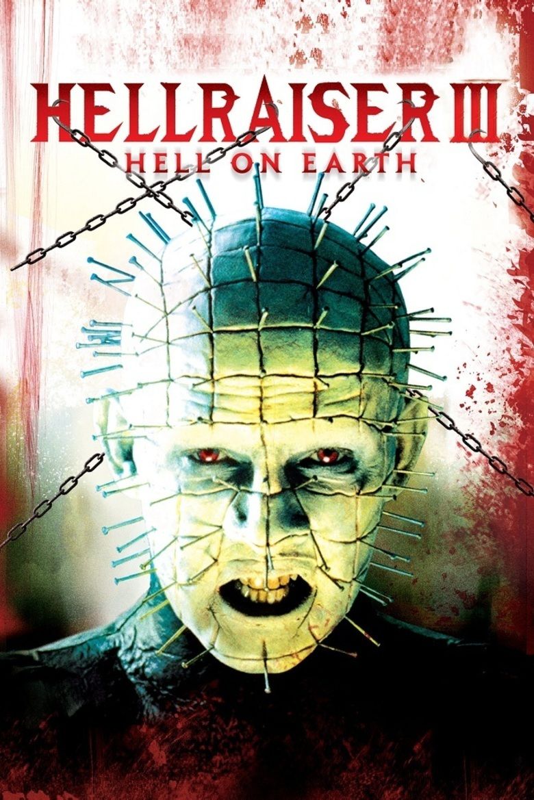 Hell On Earth Movie Poster - Hellraiser 3 Dvd Cover - HD Wallpaper 