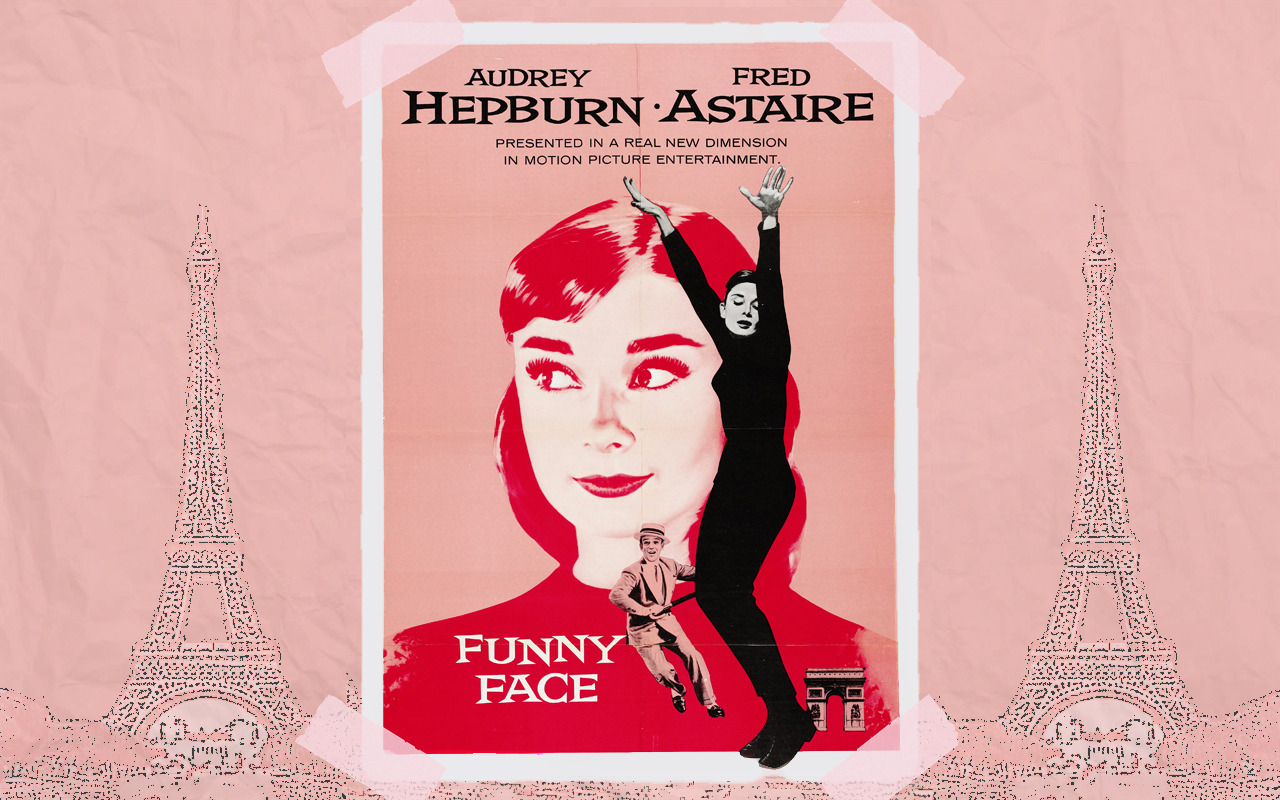 Funny Face Wallpaper Made By Rareaudreyhepburn - Funny Face 1957 Poster - HD Wallpaper 