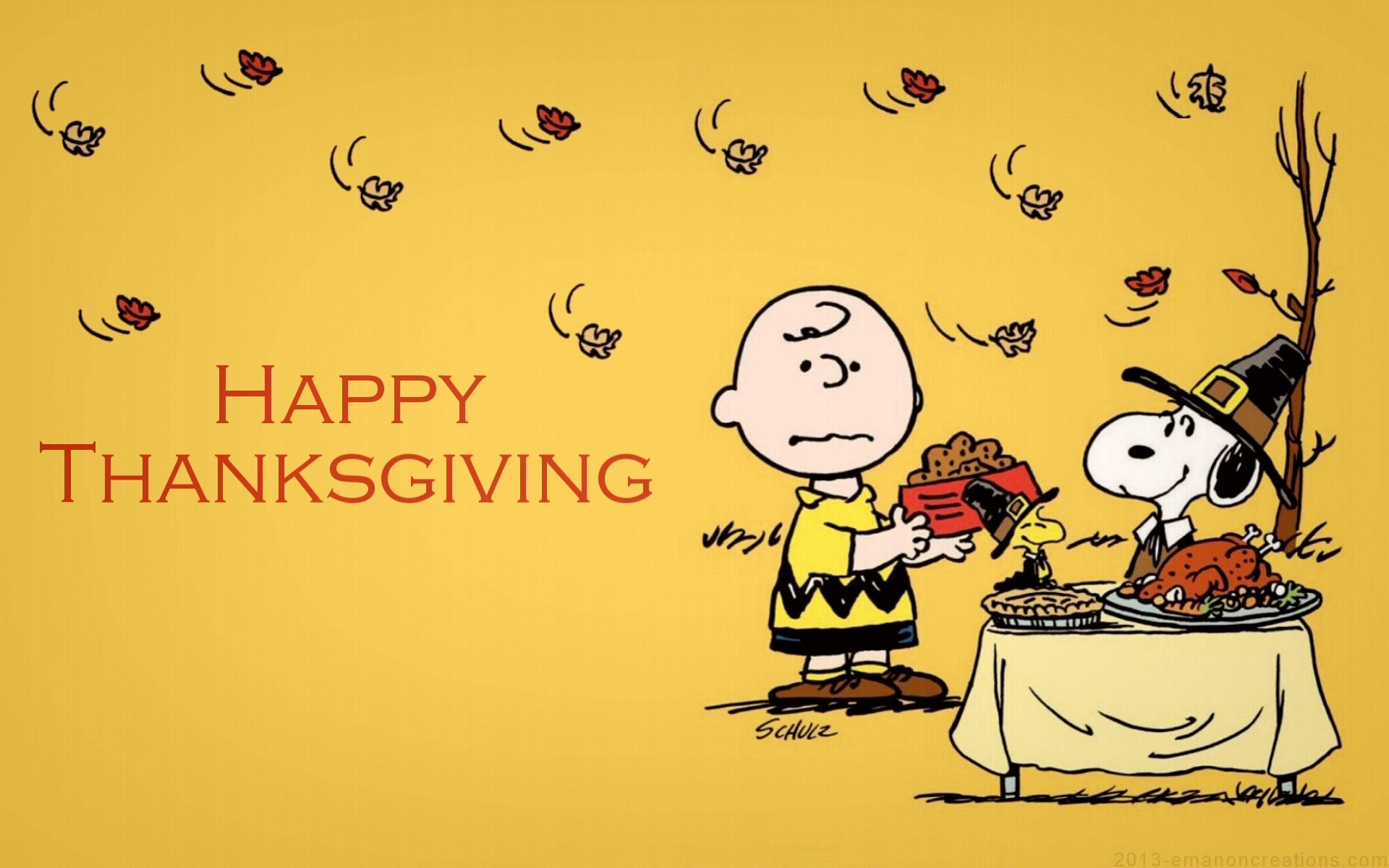 Backgrounds For 800 Disney Thanksgiving Wallpaper Backgrounds - Happy Thanksgiving Charlie Brown - HD Wallpaper 