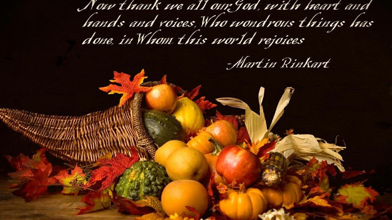 2014 Happy Thanksgiving Themed Desktop Wallpaper - Spiritual Thanksgiving - HD Wallpaper 