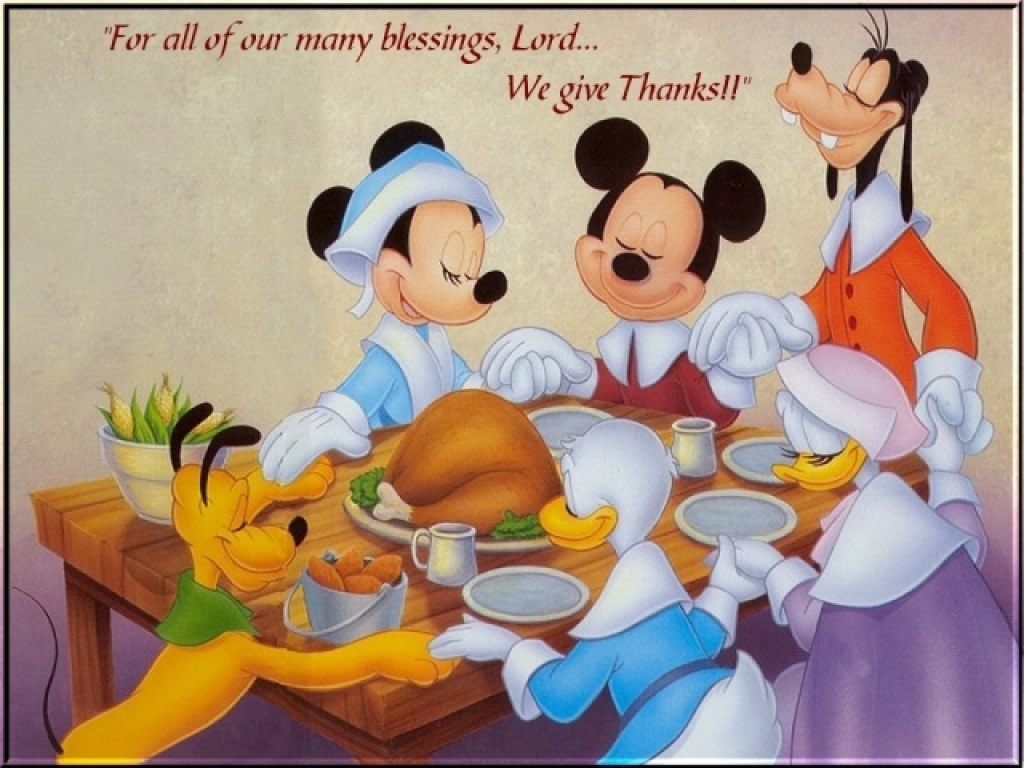 Disney Thanksgiving Wallpaper Â˜ - Happy Thanksgiving Mickey Mouse - HD Wallpaper 