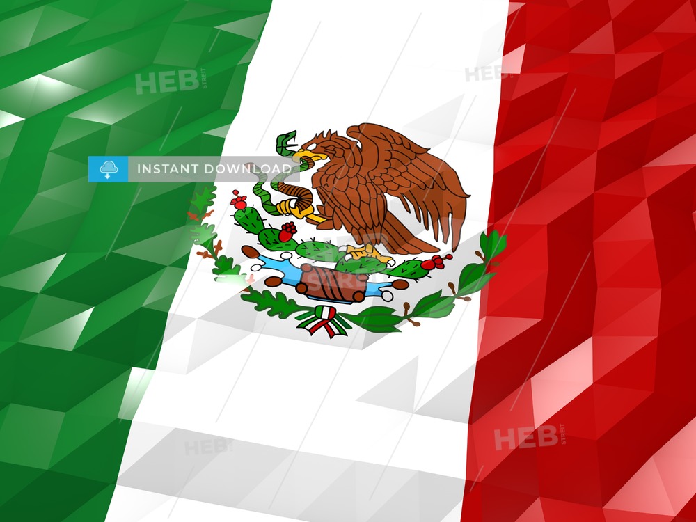 Flag Of Mexico 3d Wallpaper Illustration - Bandera De Mexico 3d - HD Wallpaper 