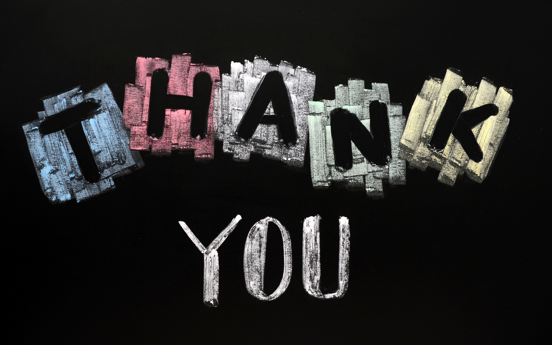 Thank You Wallpaper Hd Black - HD Wallpaper 