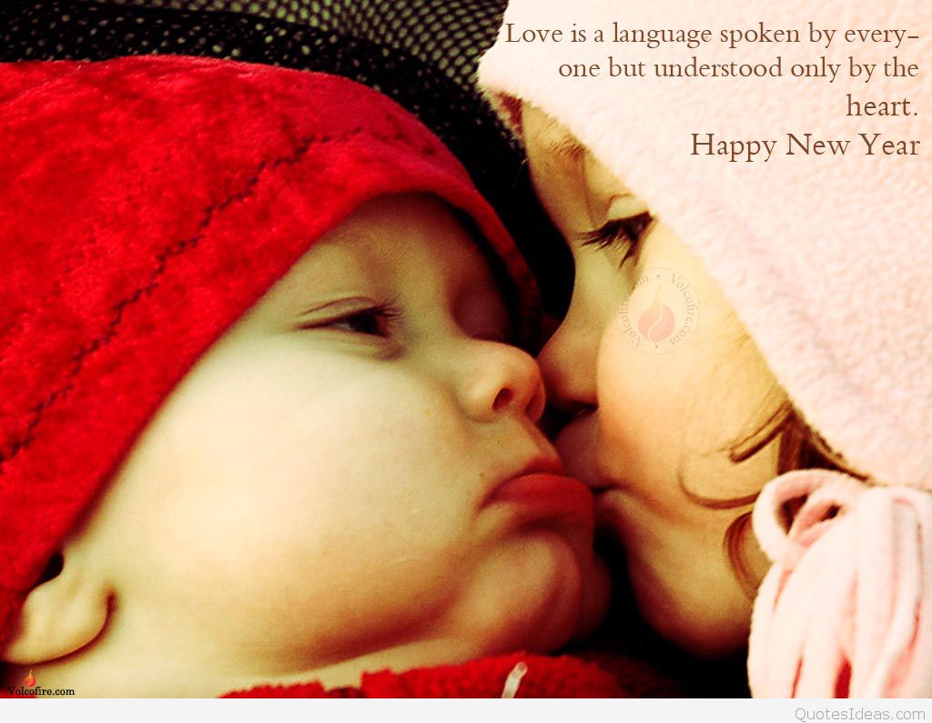 Happy New Year 2014 Love Wishes Wallpaper - Happy New Year My Baby Quotes - HD Wallpaper 