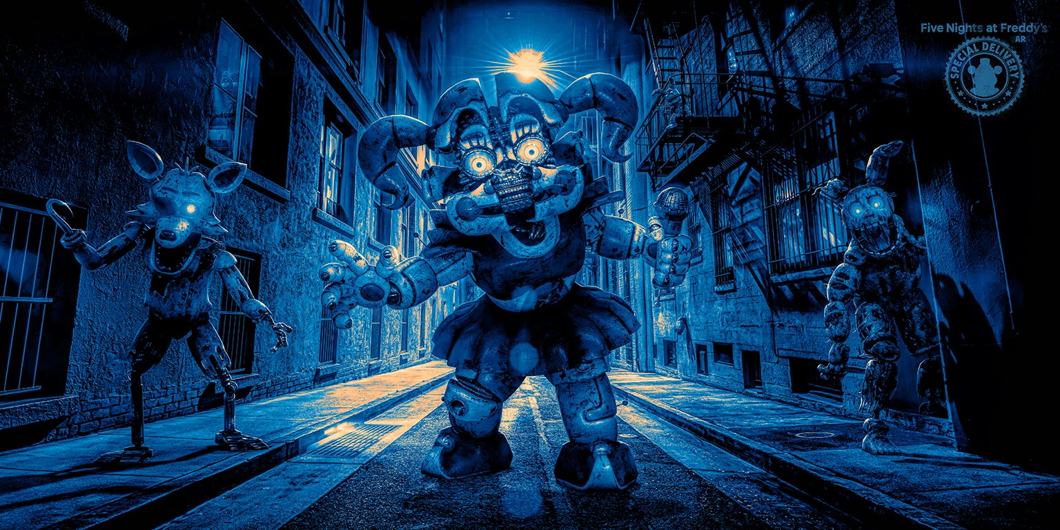 Five Nights At Freddy's Ar Special Delivery - HD Wallpaper 