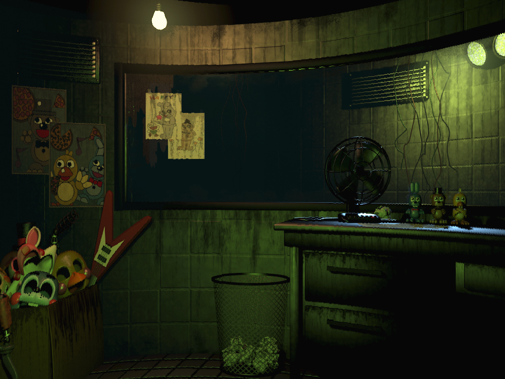 Five Nights At Freddy's 3 Office - HD Wallpaper 