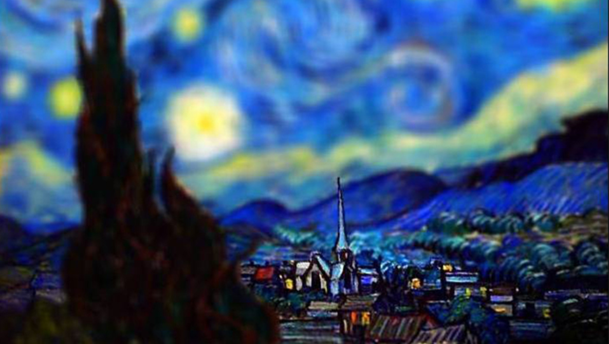 Van Gogh Tilt Shift - HD Wallpaper 