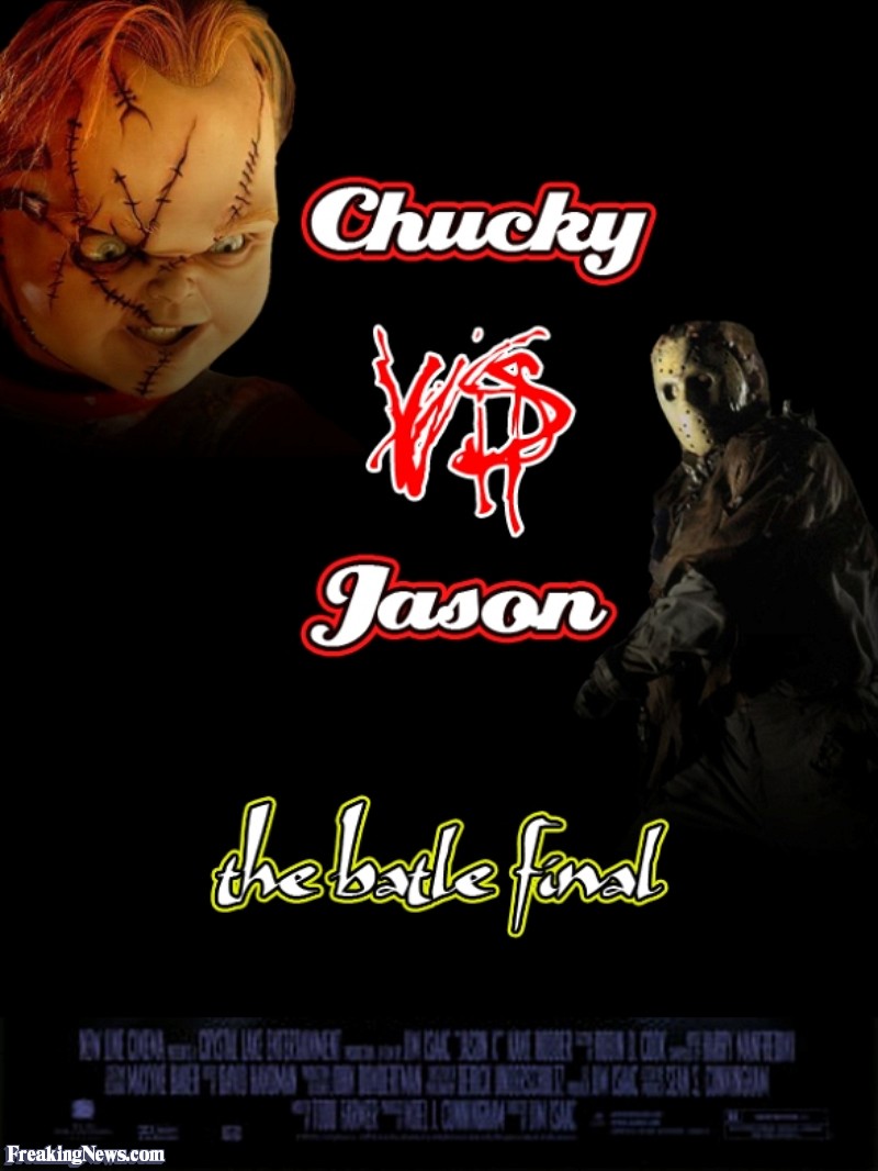 Chucky Vs Jason Poster 800x1066 Wallpaper Teahub Io