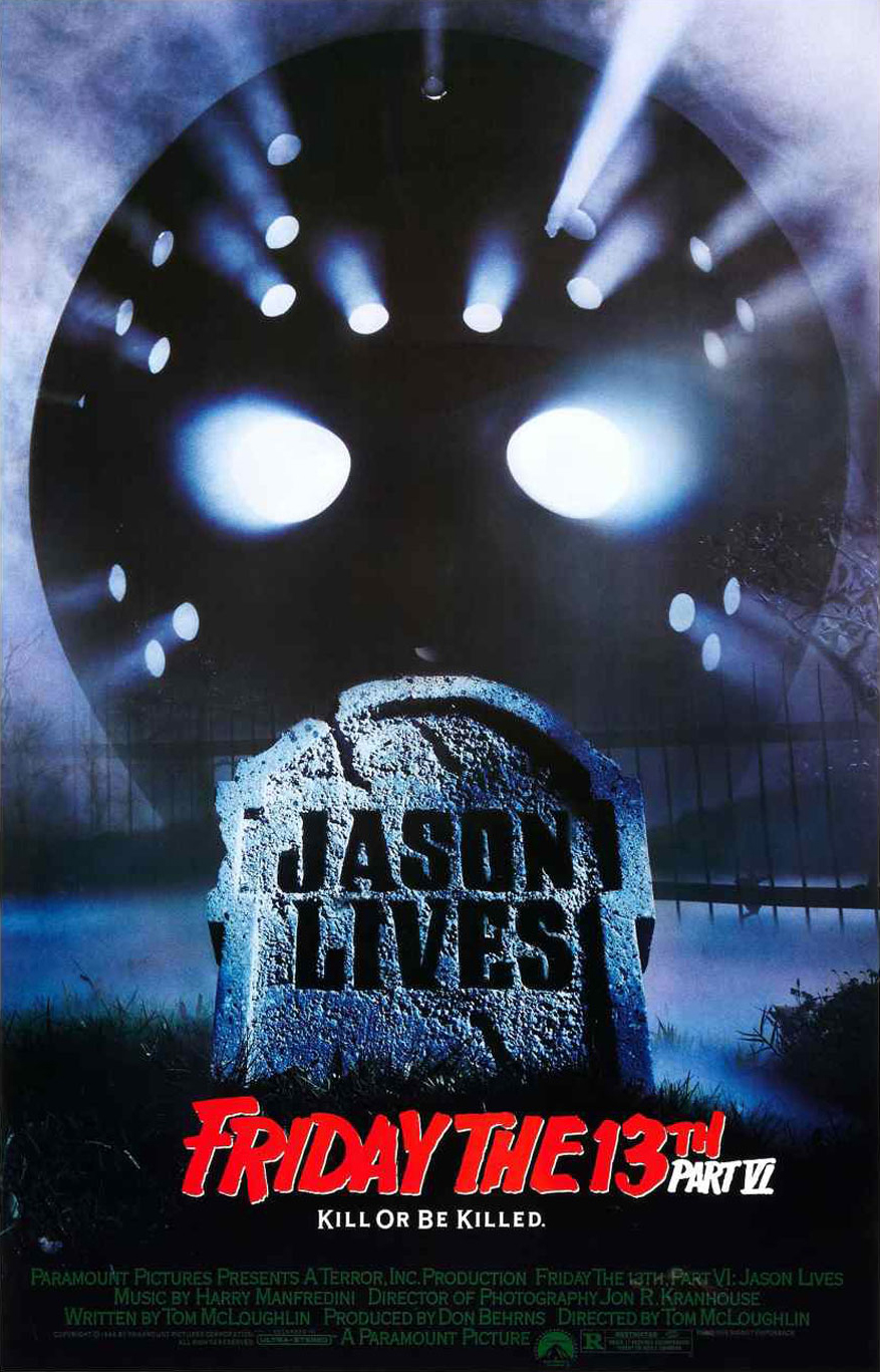 Friday The 13th Part Vi Jason Lives Movie Poster - HD Wallpaper 