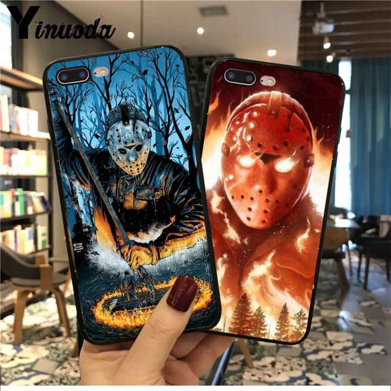 Yinuoda Jason Voorhees Tpu Soft Silicone Black Phone - Off White Case For Iphone 11 Pro Max - HD Wallpaper 