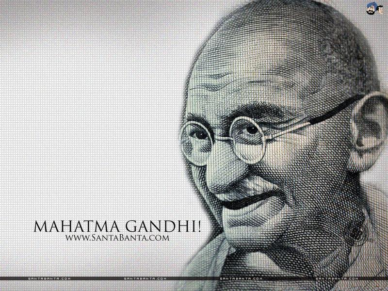 Mahatma Gandhi 1869 To 1948 - HD Wallpaper 