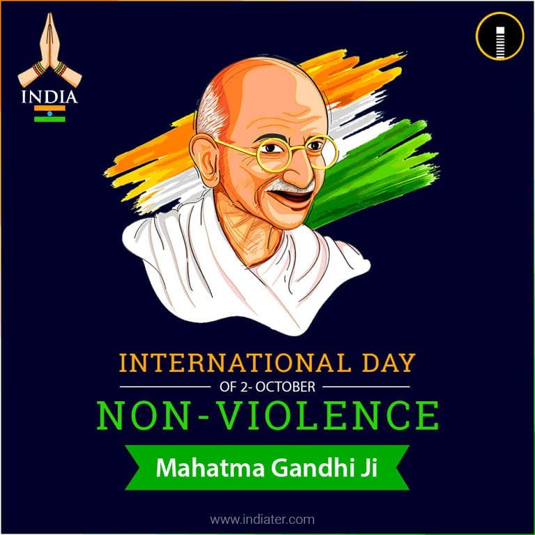 2 October Mahatma Gandhi - HD Wallpaper 